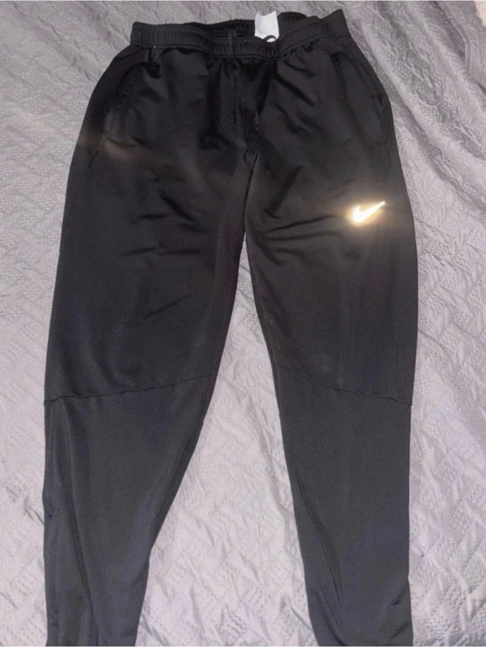 Nike Black Kids' Performance Joggers with Reflective Swoosh